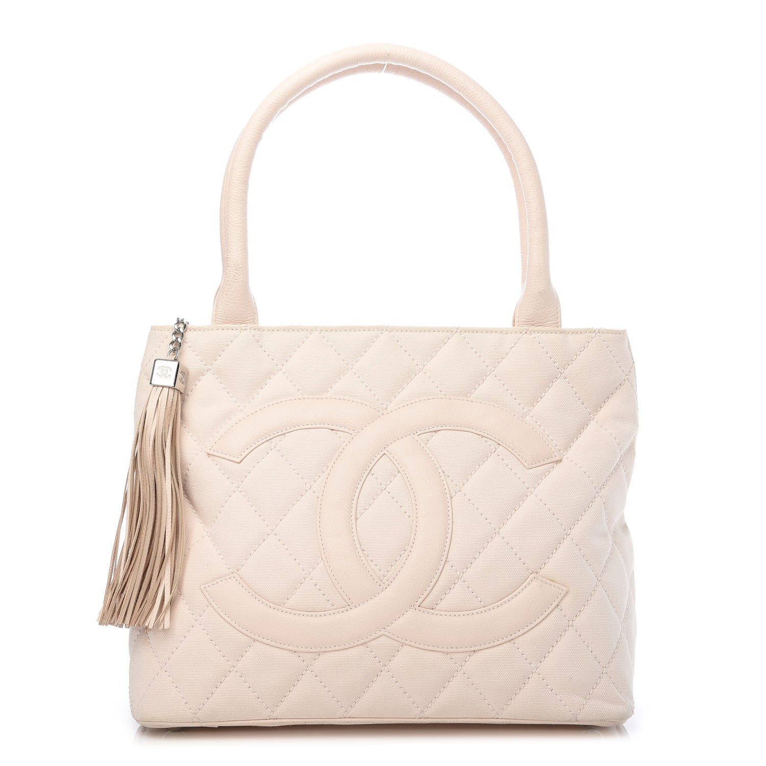 Chanel Canvas Quilted Medallion Tote Light Pink 1 of 12
