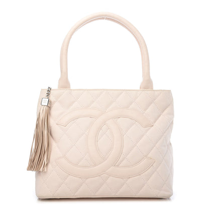 Chanel Canvas Quilted Medallion Tote Light Pink 1 of 12