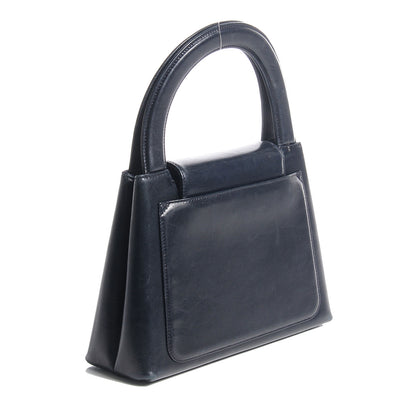 Chanel Lambskin Small Kelly Flap Bag Navy Blue 3 of 9