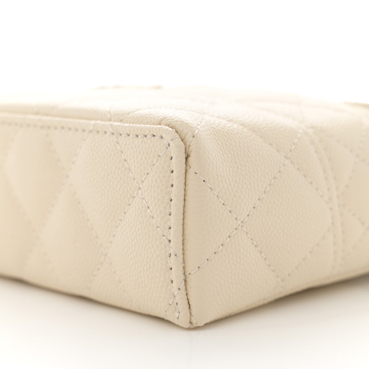 Chanel Caviar Quilted Trendy Handle Slim Vanity Ecru 10 of 11