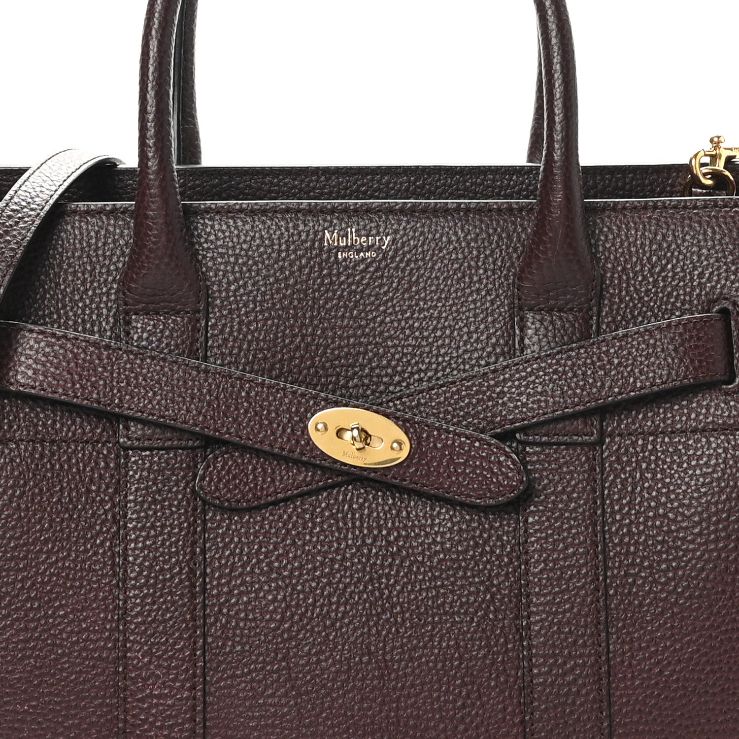 Mulberry Small Classic Grain Small Zipped Bayswater Oxblood 7 of 11