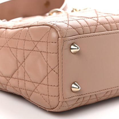 Christian Dior Lambskin Cannage Small My ABCDior Lady Dior Blush 9 of 11