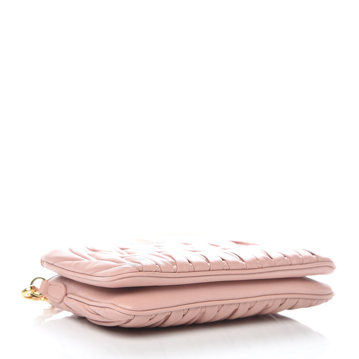 Nappa Matelasse Double Zip Crossbody Orchidea