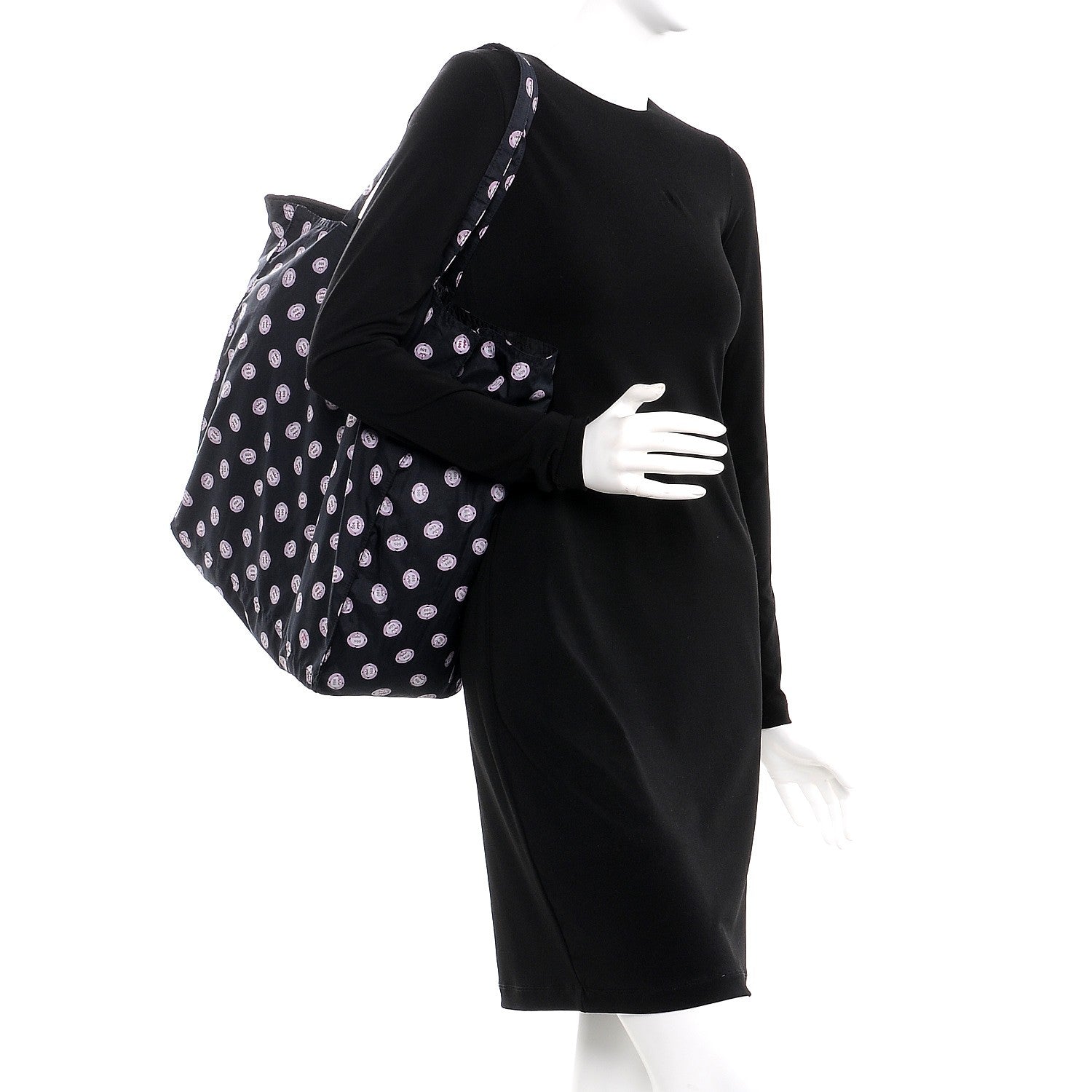 Prada Tessuto Nylon BYOBag Tote Black 2 of 8