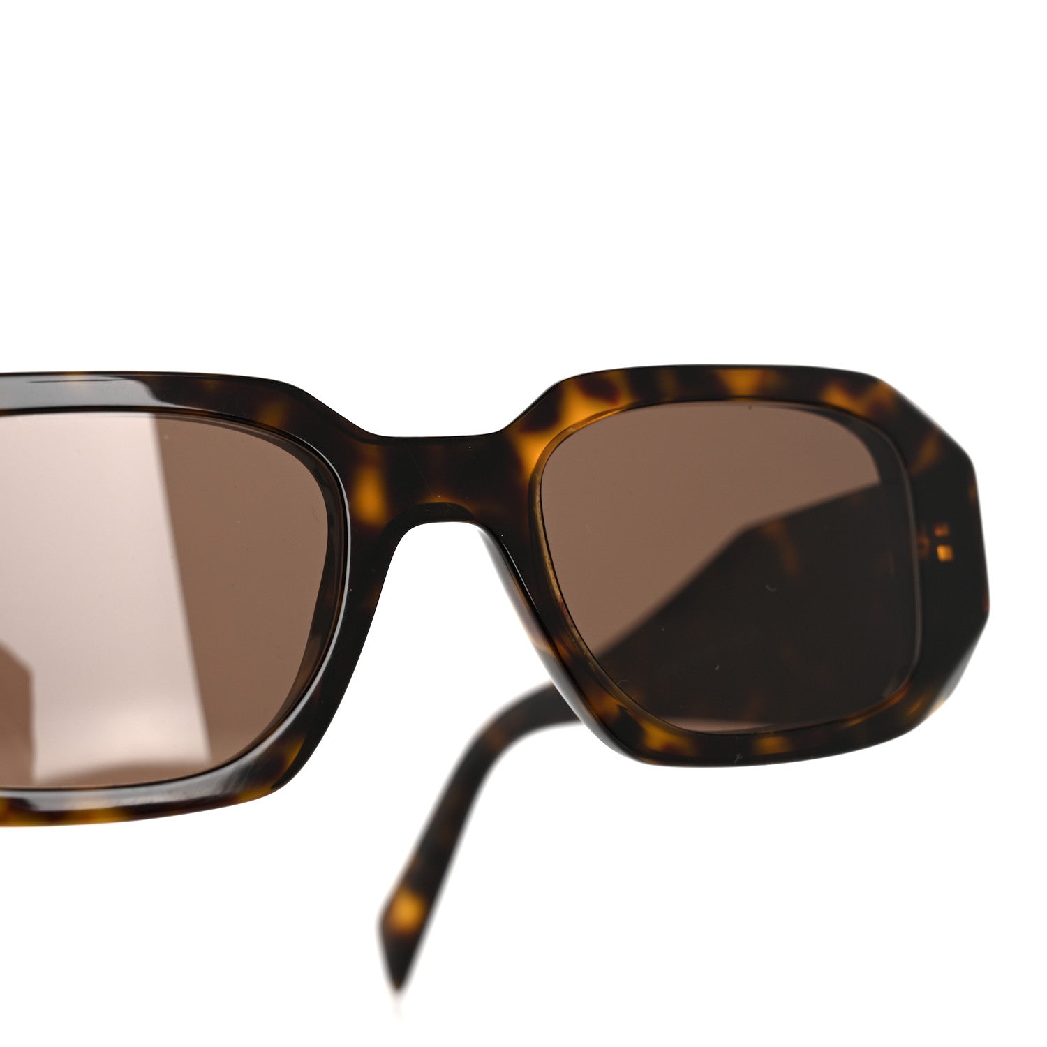 Prada Acetate Symbole Sunglasses SPR 17W Havana 8 of 10