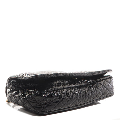 Chanel Vinyl Rock and Chain Medium Flap Black 4 of 7