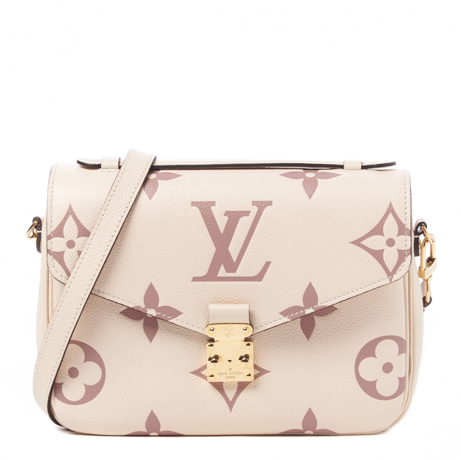 Louis Vuitton Empreinte Monogram Giant Pochette Metis Creme Bois De Rose 1 of 8