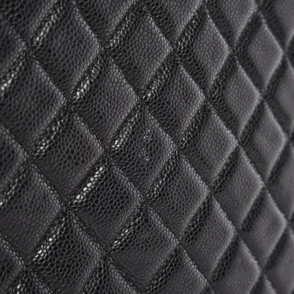 Chanel Caviar Quilted Medium Cosmetic Case Black 8 of 9