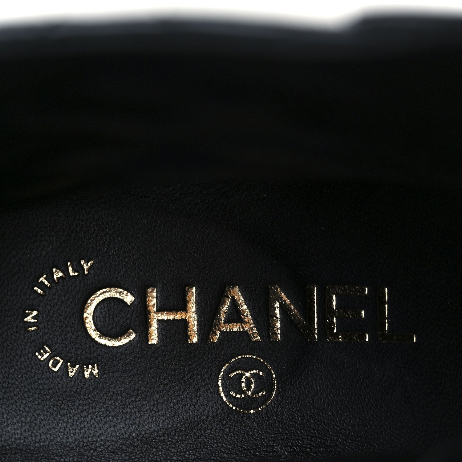 Chanel Shiny Calfskin Quilted Lace Up Combat Boots 37 Black 9 of 11