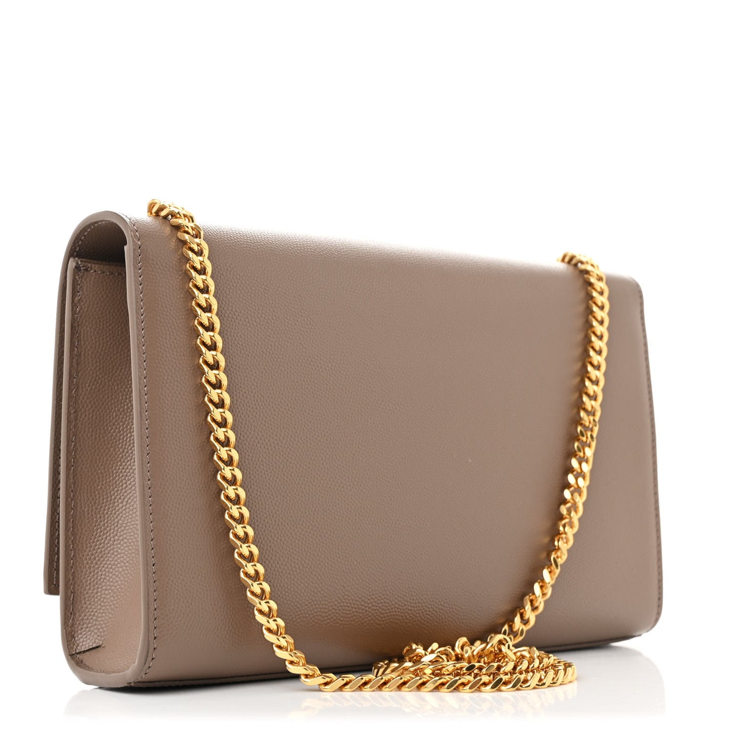Grain De Poudre Medium Monogram Kate Satchel Dark Beige