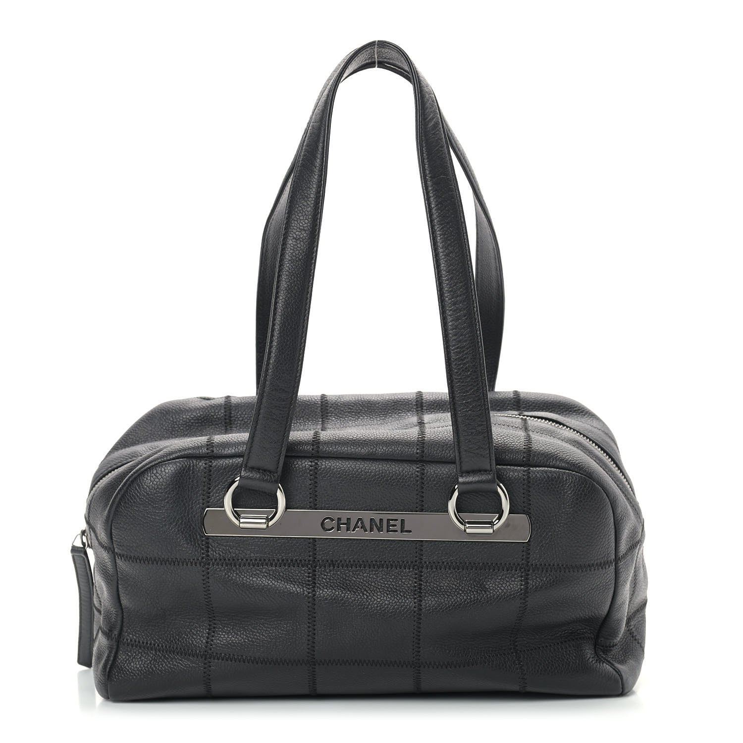 Chanel Caviar Square Stitched Tote Black 1 of 10