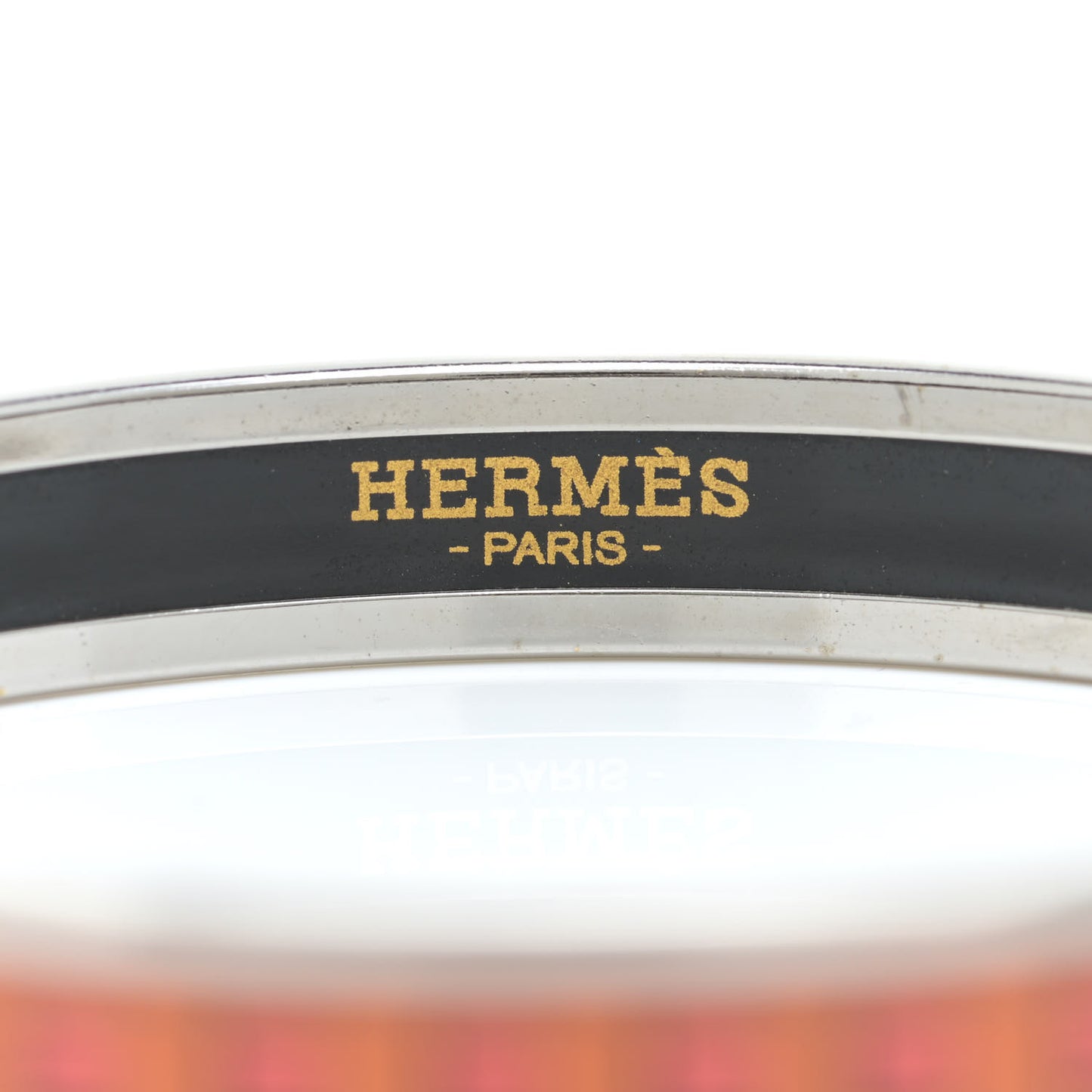 Enamel Printed Colliers de Chiens Narrow Bracelet 70 Sables