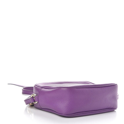 Gucci Pebbled Calfskin Small Soho Disco Bag Shine Purple 4 of 12