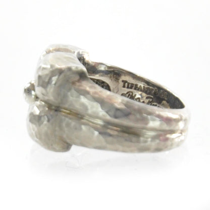 Tiffany Sterling Silver Paloma Picasso Fiore Ring 6 2 of 5