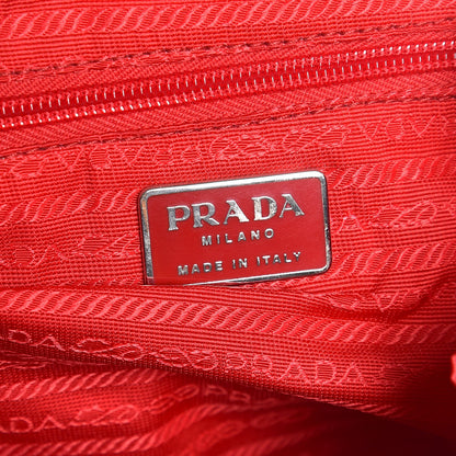 Prada Nylon Vela Medium Backpack Rosso 6 of 13