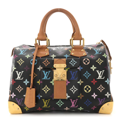 Louis Vuitton Monogram Multicolor Speedy 30 Black 1 of 10