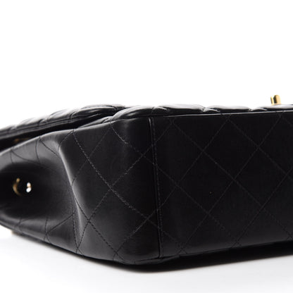 Chanel Lambskin Quilted Maxi Single Flap Black 6 of 14