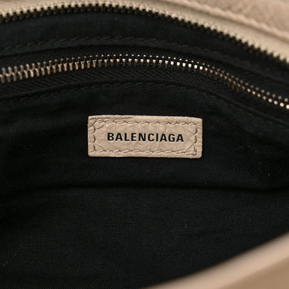 Balenciaga Agneau Classic Silver Hardware S City Logo Strap Light Craie 7 of 18