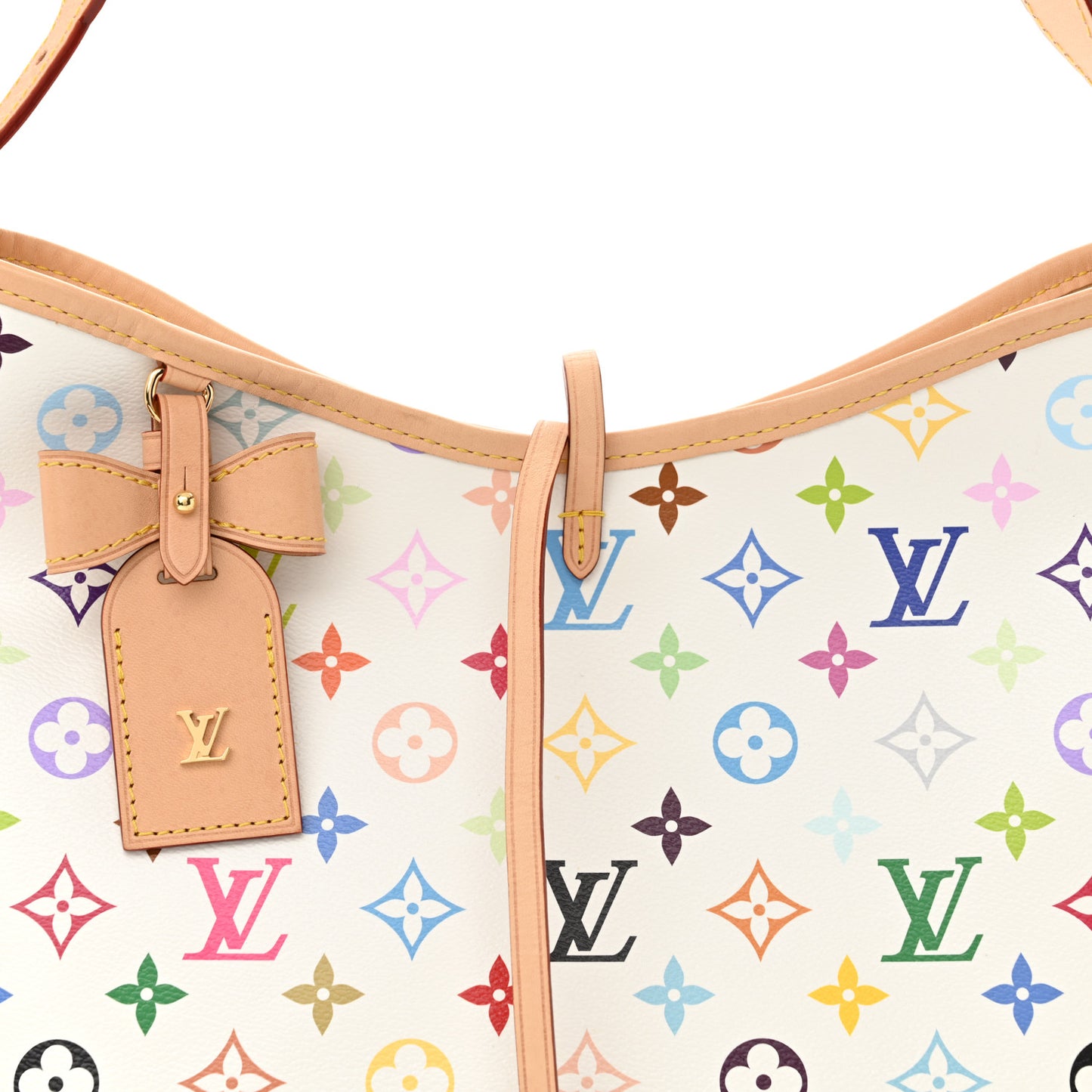 LV x TM Monogram Multicolor CarryAll PM White