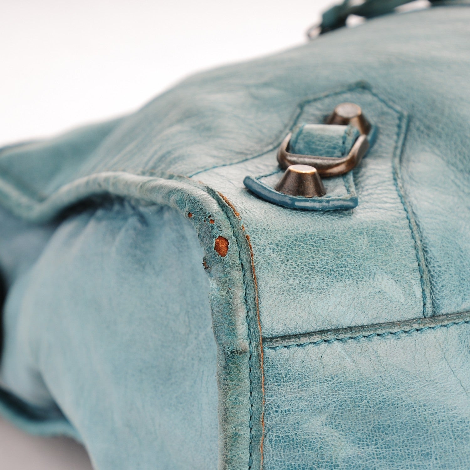Balenciaga Chevre Classic Hardware City Bleu India 9 of 10