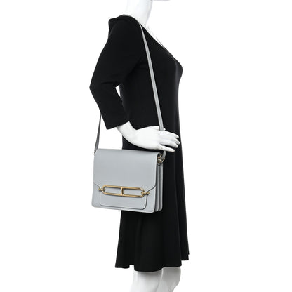 Hermes Evercolor Sac Roulis 23 Bleu Glacier 2 of 13