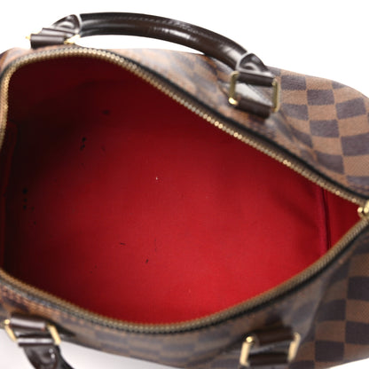Louis Vuitton Damier Ebene Speedy 30 4 of 9