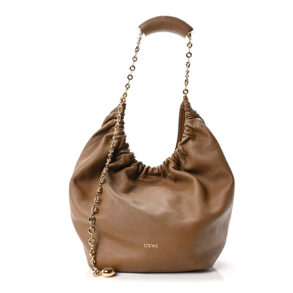 Loewe Mellow Nappa Medium Squeeze Bag Oak 1 of 9