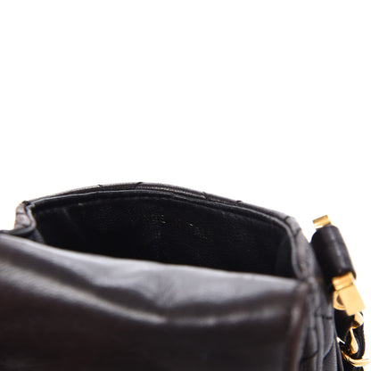Chanel Lambskin Quilted Phone Holder Brown 7 of 9