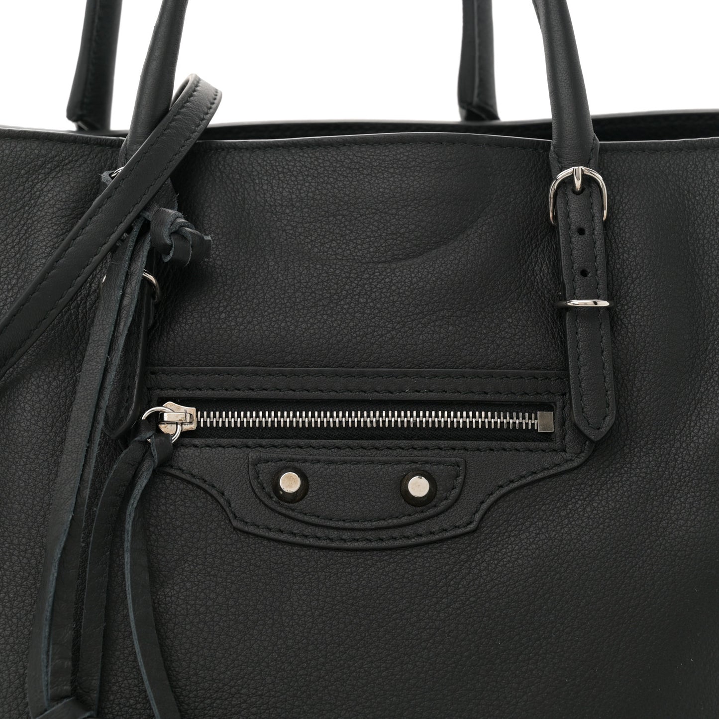 Veau Papier B4 Zip Around Tote Black