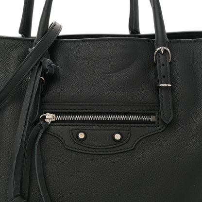 Balenciaga Veau Papier B4 Zip Around Tote Black 8 of 12