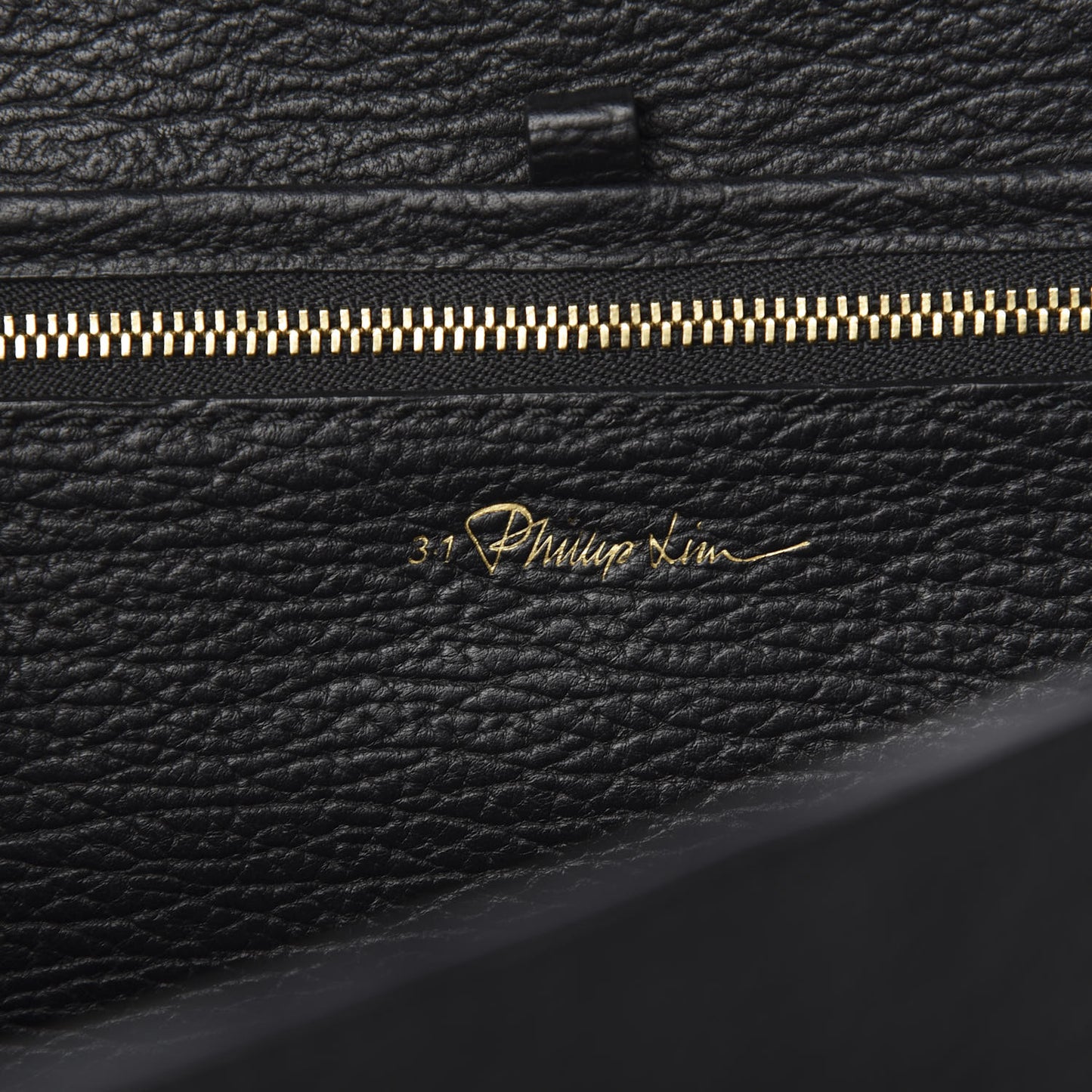 3.1 Textured Calfskin Medium Pashli Satchel Black