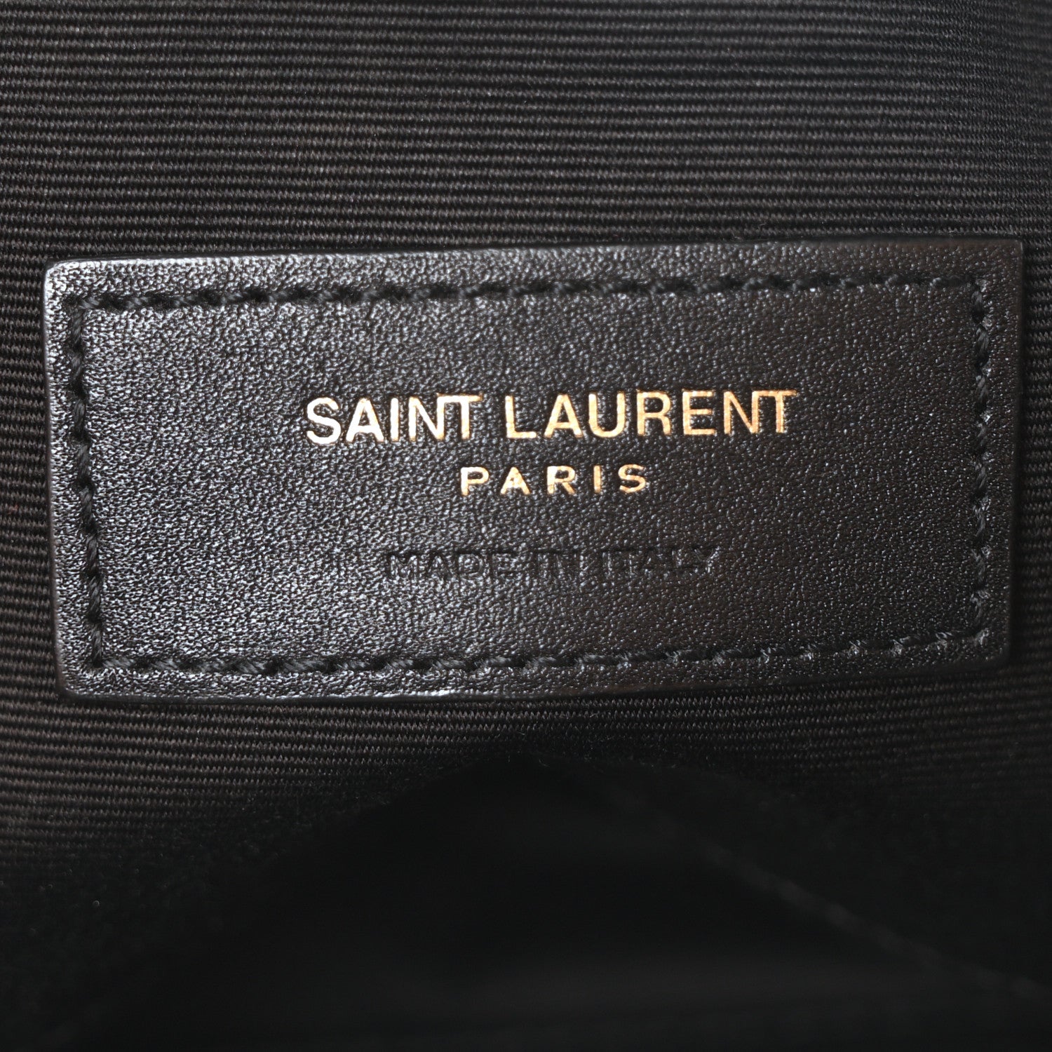 Saint Laurent Grain De Poudre Monogram Belt Bag Black 6 of 11