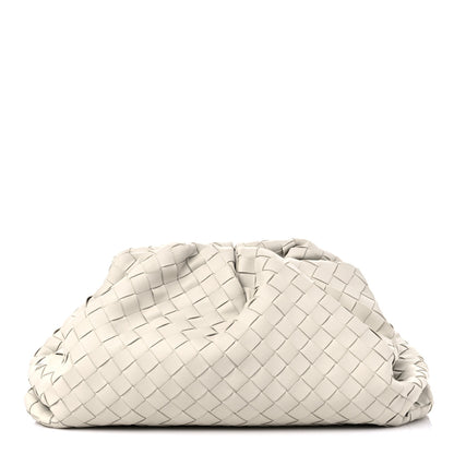 Bottega Veneta Nappa Maxi Intrecciato The Pouch Oversized Clutch Plaster 1 of 9
