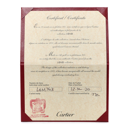 Cartier 18K Pink Gold 3 Diamond 5.5mm LOVE Ring 57 8 5 of 6