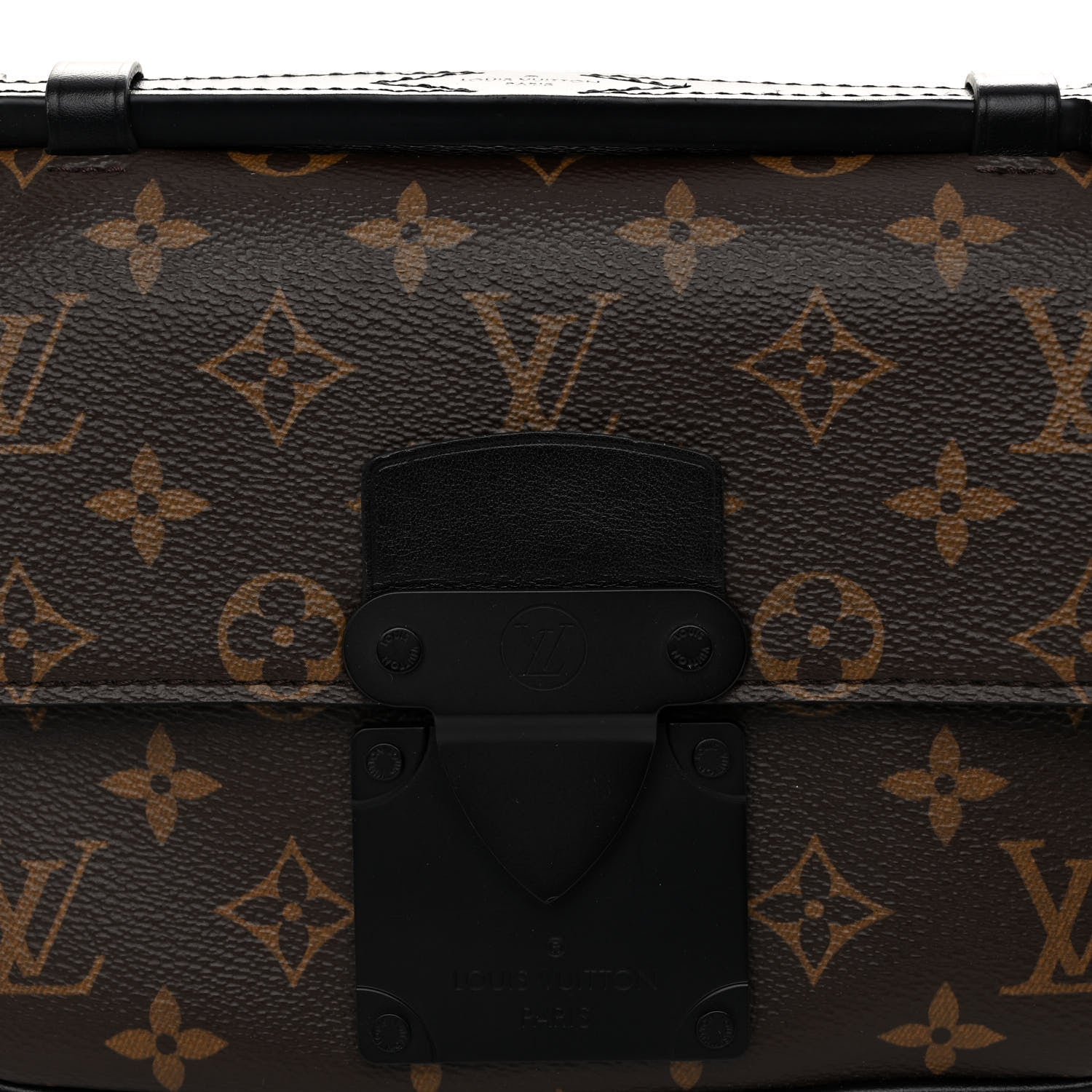 Louis Vuitton Monogram Macassar S Lock Messenger 7 of 9