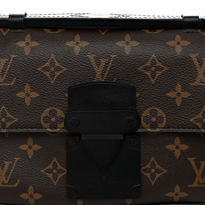 Louis Vuitton Monogram Macassar S Lock Messenger 7 of 9