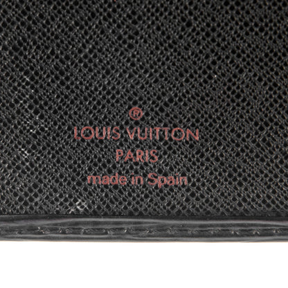 Louis Vuitton Epi Checkbook Cover Black 6 of 7