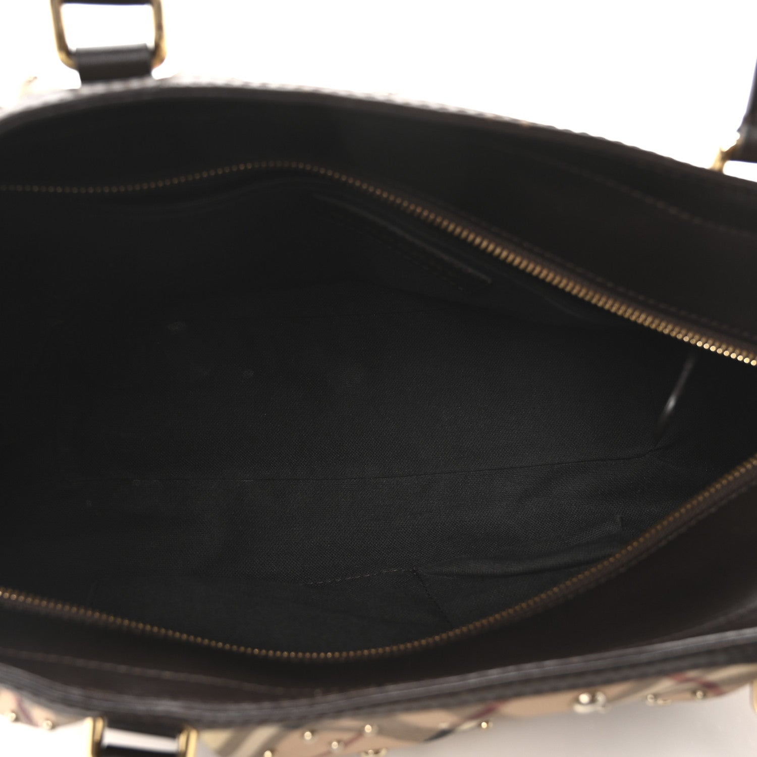 Burberry Haymarket Check Studded Hannington Satchel Bag 5 of 11