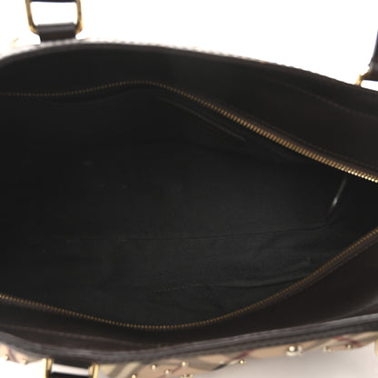 Burberry Haymarket Check Studded Hannington Satchel Bag 5 of 11