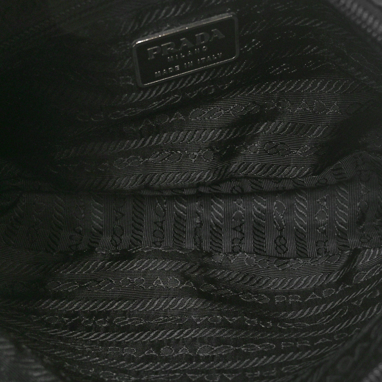 Prada Nylon Tessuto Vela Crossbody Bag Black 5 of 9