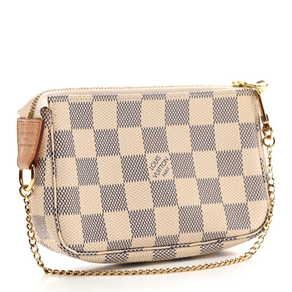 Louis Vuitton Damier Azur Mini Pochette Accessories 3 of 8