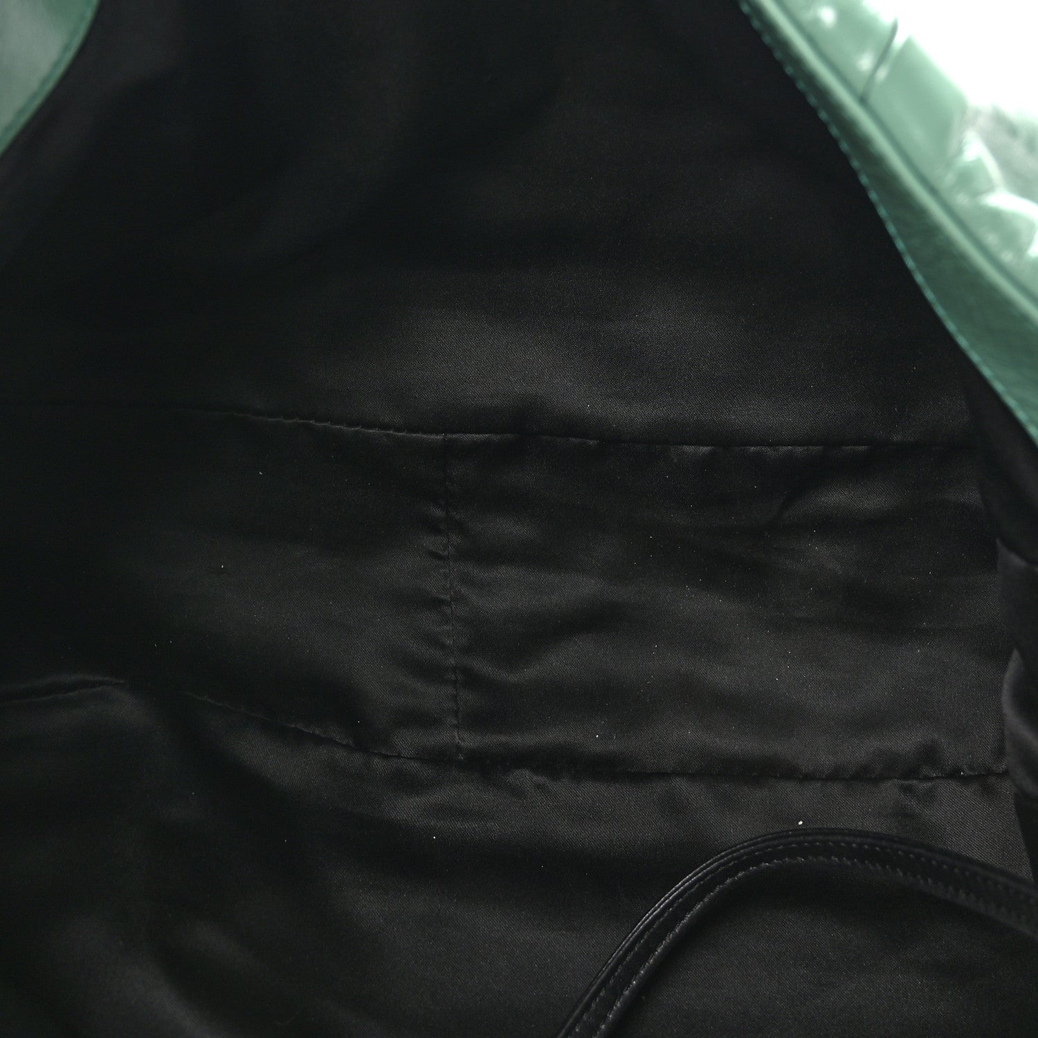 Chanel Glazed Calfskin Twisted Maxi Flap Green 5 of 10