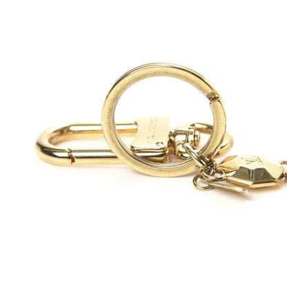 Louis Vuitton LV Facettes Bag Charm Key Holder Gold 3 of 4