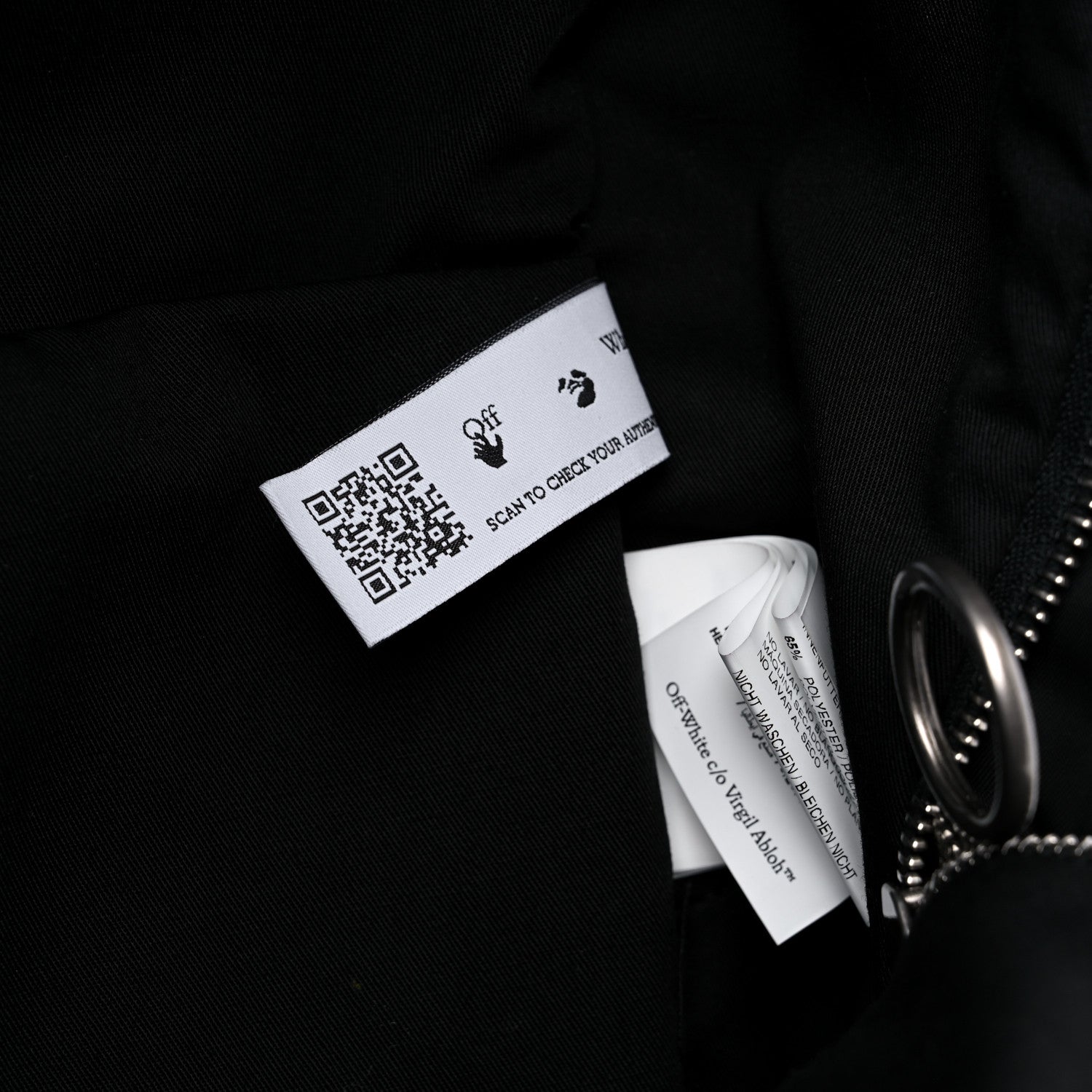 Off-White Nylon Logo Backpack Black 7 of 11