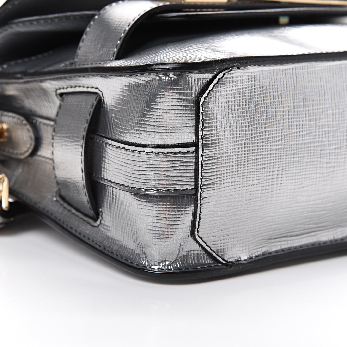 New Linosa Mini PS11 Classic Shoulder Bag Silver