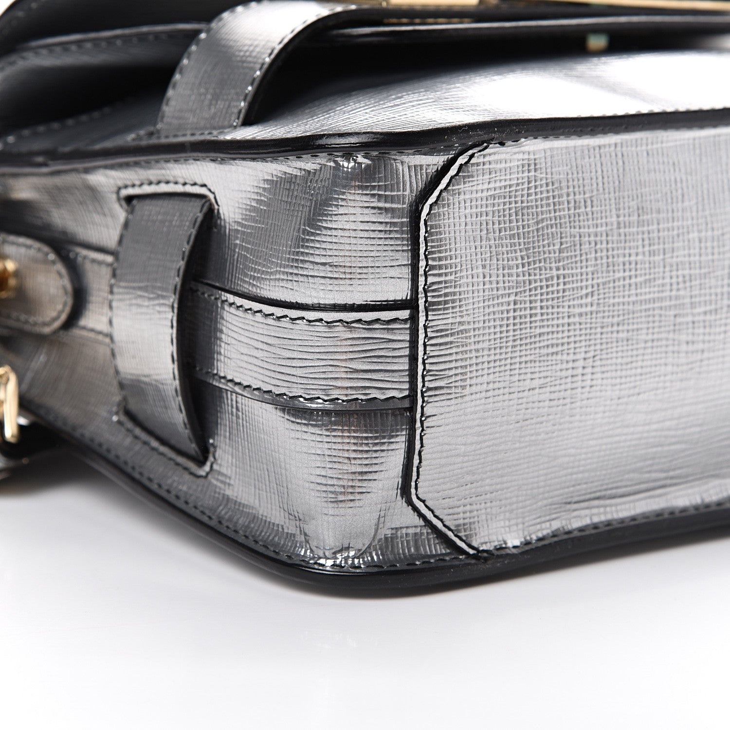 Proenza Schouler New Linosa Mini PS11 Classic Shoulder Bag Silver 8 of 10