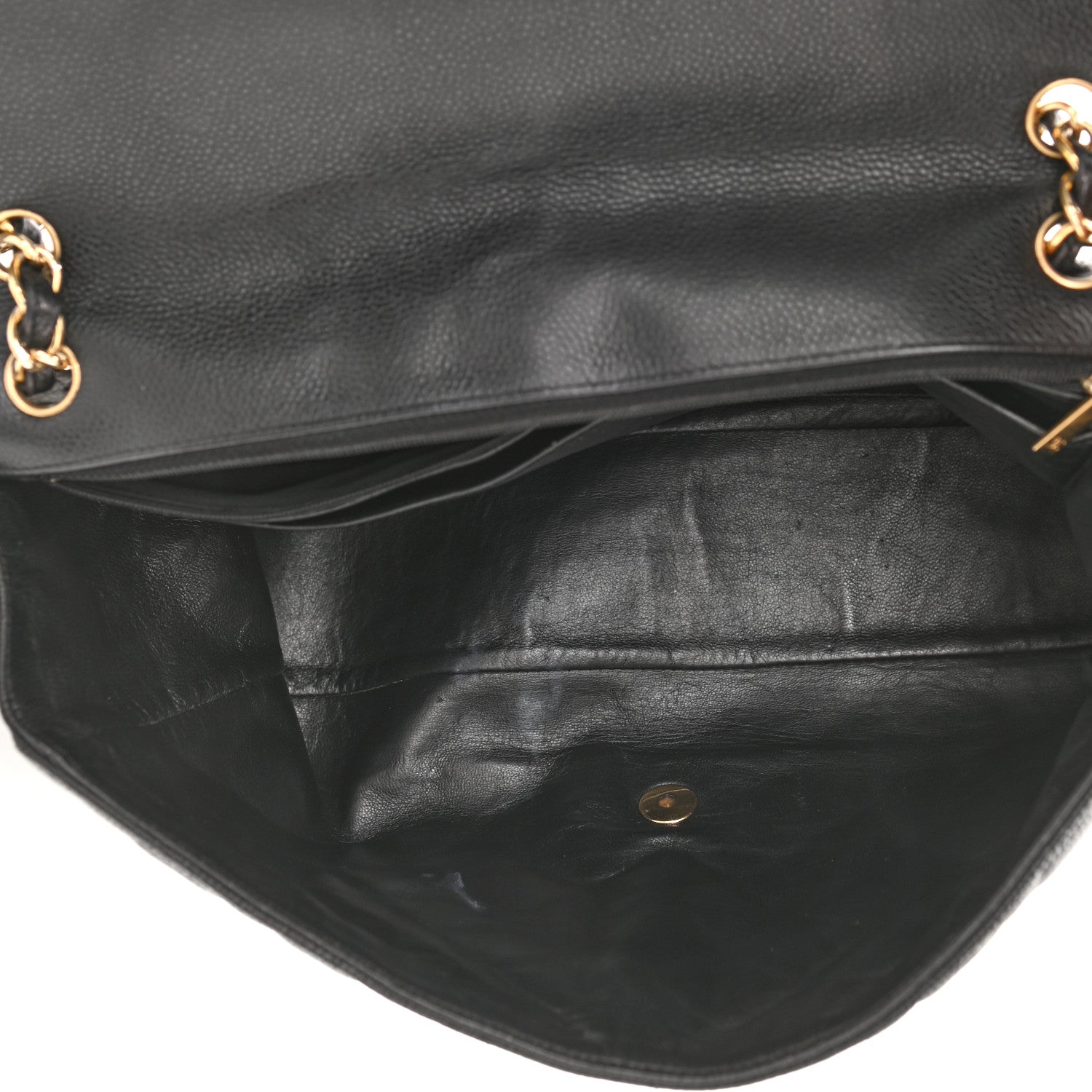 Chanel Caviar Quilted Maxi Single Flap Black 5 of 13