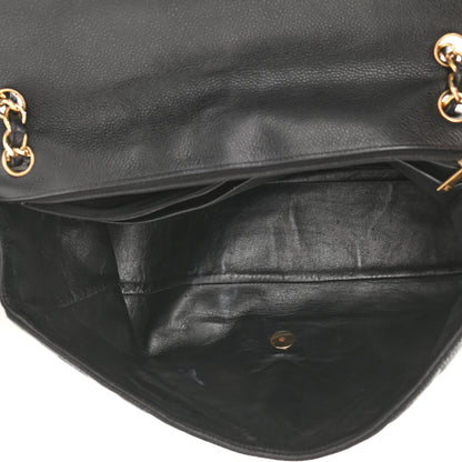 Chanel Caviar Quilted Maxi Single Flap Black 5 of 13