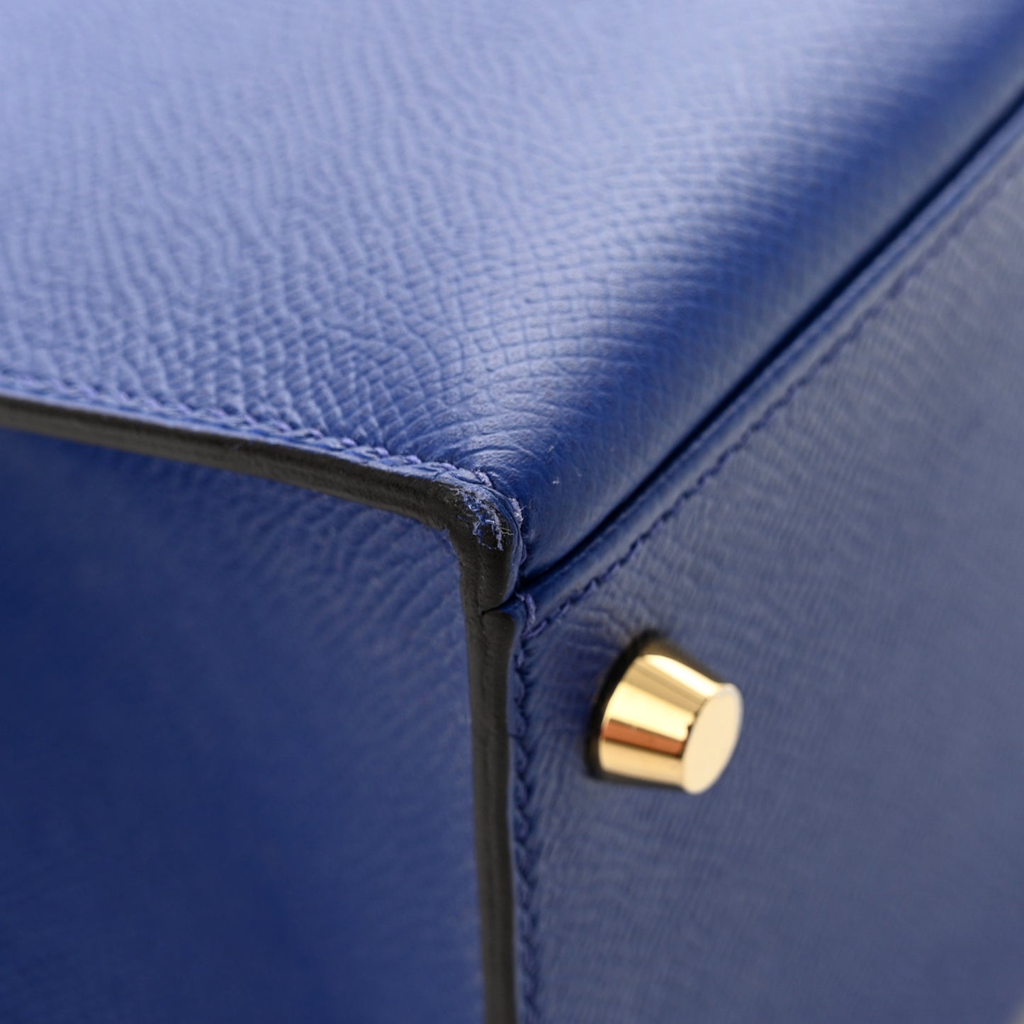 Epsom Kelly Sellier 28 Bleu Electrique