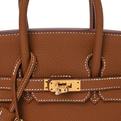 Hermes Togo Birkin 25 Gold 8 of 11